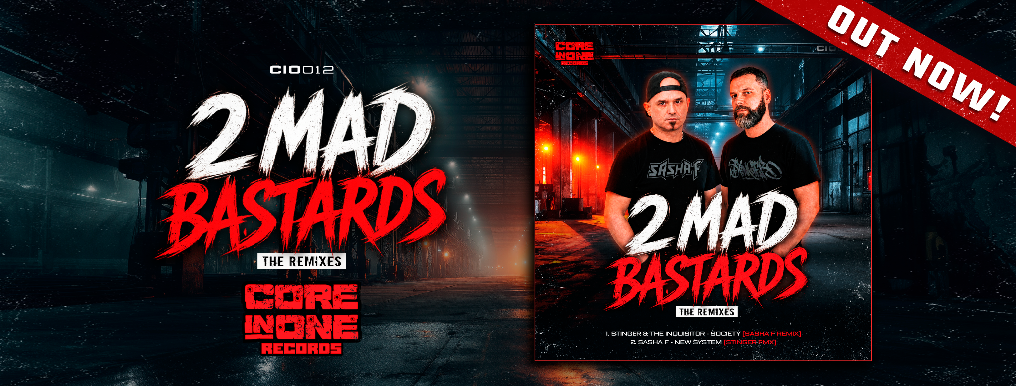CIO012 - 2 Mad Bastards: The Remixes - OUT NOW!